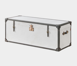 Madri Elegant Storage Trunk – Timeless Style with Leather Trim
