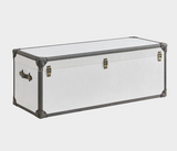 Madri Elegant Storage Trunk – Timeless Style with Leather Trim