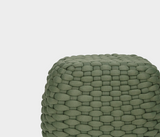 Famous Haus – Lyra Ottoman – Sculptural Design and Woven Sophistication