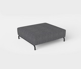 Famous Haus - Durable Ottoman with Waterproof Fabric – All-Weather Comfort