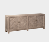 Famous Haus - Elegant Console Table – Artisanal Carved Doors