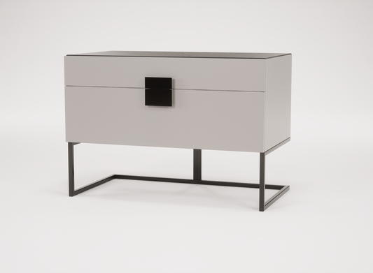 NIGHTSTAND QUATTRO - Famous Haus - The Nightstand Quattro combines functional design with contemporary aesthetics.