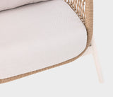 Coral Elegant Coral Armchair – Waterproof Fabric for Outdoor Comfort