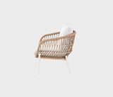 Coral Elegant Coral Armchair – Waterproof Fabric for Outdoor Comfort