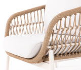 Coral Elegant Coral Armchair – Waterproof Fabric for Outdoor Comfort