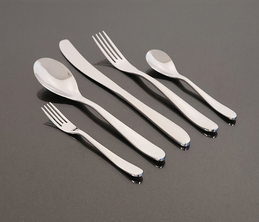 WINDSOR 30 PCS - Stainless Steel Cutlery Set - Silver Polish