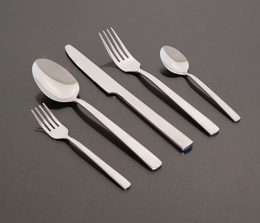OXFORD 30 PCS - Stainless Steel Cutlery Set - Silver Polish