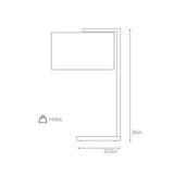 Astra Table Lamp – Modern Black Metal Desk & Accent Lamp