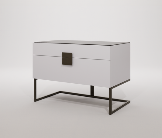 NIGHTSTAND QUATTRO - Famous Haus - The Nightstand Quattro combines functional design with contemporary aesthetics.