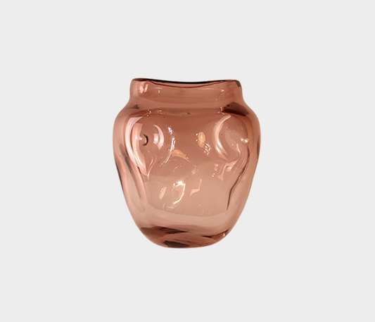 Famous Haus - Begonia Murano Glass Vase – Handcrafted Italian Artistry