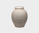 Nirash Ceramic Vase – Elegant Ribbed Texture