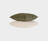 Famous Haus - Velvet Easy Clean Kale Pillow Cover – Luxurious Feel