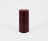 Premium Decorative Candle – Unscented Burgundy