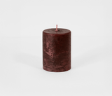 Premium Decorative Candle – Unscented Burgundy