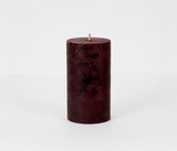 Premium Decorative Candle – Unscented Burgundy