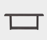 Famous Haus - Elegant Wood Console Table – Handcrafted Rustic Charm