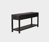 Famous Haus - Elegant Console Table – Timeless Natural Wood Grain