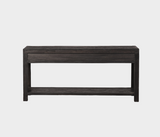 Famous Haus - Elegant Console Table – Timeless Natural Wood Grain