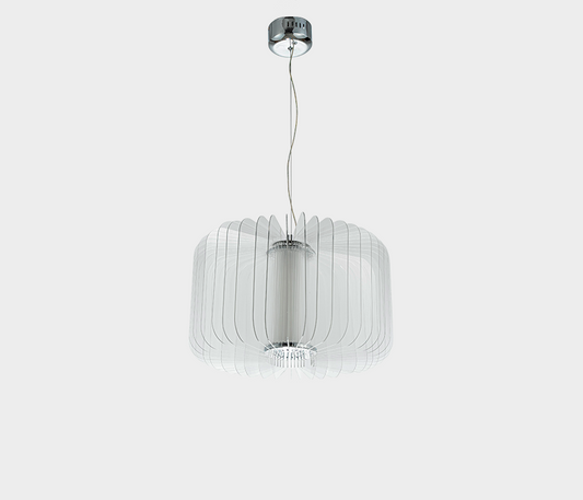 Famous Haus - Turin Pendant Lamp – Polished Nickel Clarity Enhancer