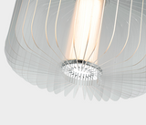 Famous Haus - Turin Pendant Lamp – Polished Nickel Clarity Enhancer