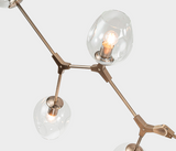 Famous Haus - Majestic Dubai Chandelier – Luxe Satin Gold Impact