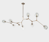 Famous Haus - Majestic Dubai Chandelier – Luxe Satin Gold Impact
