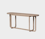 Famous Haus - Elegant Console Table – Sculptural Design Sophistication