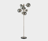 Albany Elegant Floor Lamp – Luxurious Smoked Glass Design