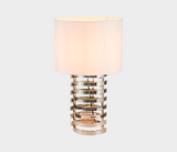 New Zealand Elegant Table Lamp Linen Shade – Enhances Room Ambiance