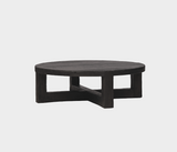 Famous Haus - Elegant Coffee Table with Cross Base – Timeless Charm