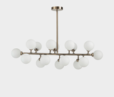 Nice Chandelier – Modern Glow with Glass Spheres