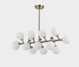 Nice Chandelier – Modern Glow with Glass Spheres