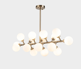 Nice Chandelier – Modern Glow with Glass Spheres