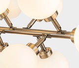 Nice Chandelier – Modern Glow with Glass Spheres