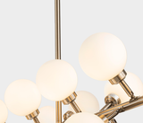 Nice Chandelier – Modern Glow with Glass Spheres