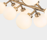 Nice Chandelier – Modern Glow with Glass Spheres