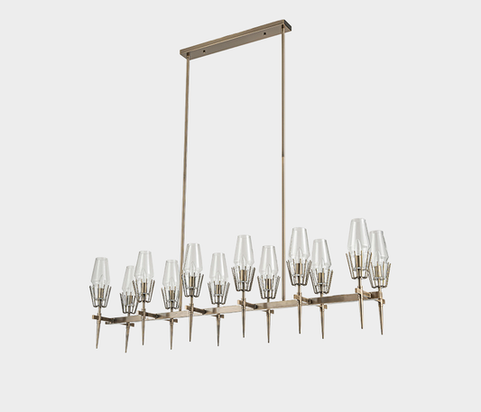 Michigan Chandelier – Elegant Gold Finish