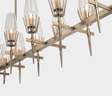 Michigan Chandelier – Elegant Gold Finish