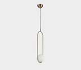 Quebec Pendant Lamp – Elegant Satin Gold Finish