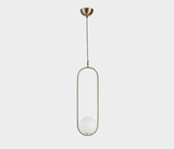 Quebec Pendant Lamp – Elegant Satin Gold Finish