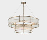 Oregon Chandelier – Elegant Satin Gold Design