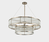 Oregon Chandelier – Elegant Satin Gold Design