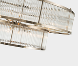 Oregon Chandelier – Elegant Satin Gold Design