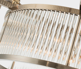 Oregon Chandelier – Elegant Satin Gold Design