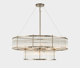 Oregon Chandelier – Elegant Satin Gold Design