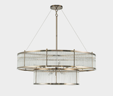 Oregon Chandelier – Elegant Satin Gold Design