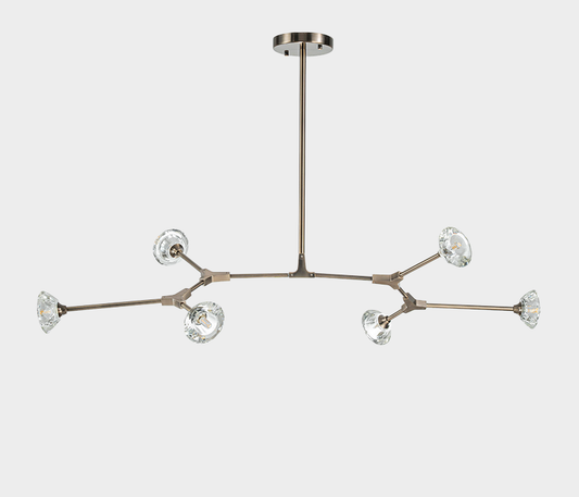 Florida Chandelier Gold – Sleek Modern Sophistication