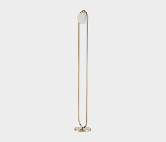 Quebec Floor Lamp Gold – Soft Diffuse Glow