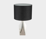 Famous Haus - Elegant Metal Table Lamp with Linen Shade – Stylish Ambiance