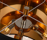 Praga Elegant Table Lamp Nickel Linen Shade – Stylish Decor Enhancer